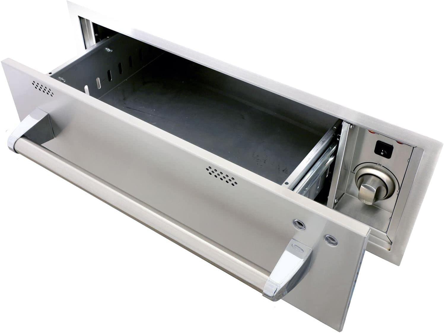 Lion 30-Inch Built-In 120V Electric Stainless Steel Warming Drawer