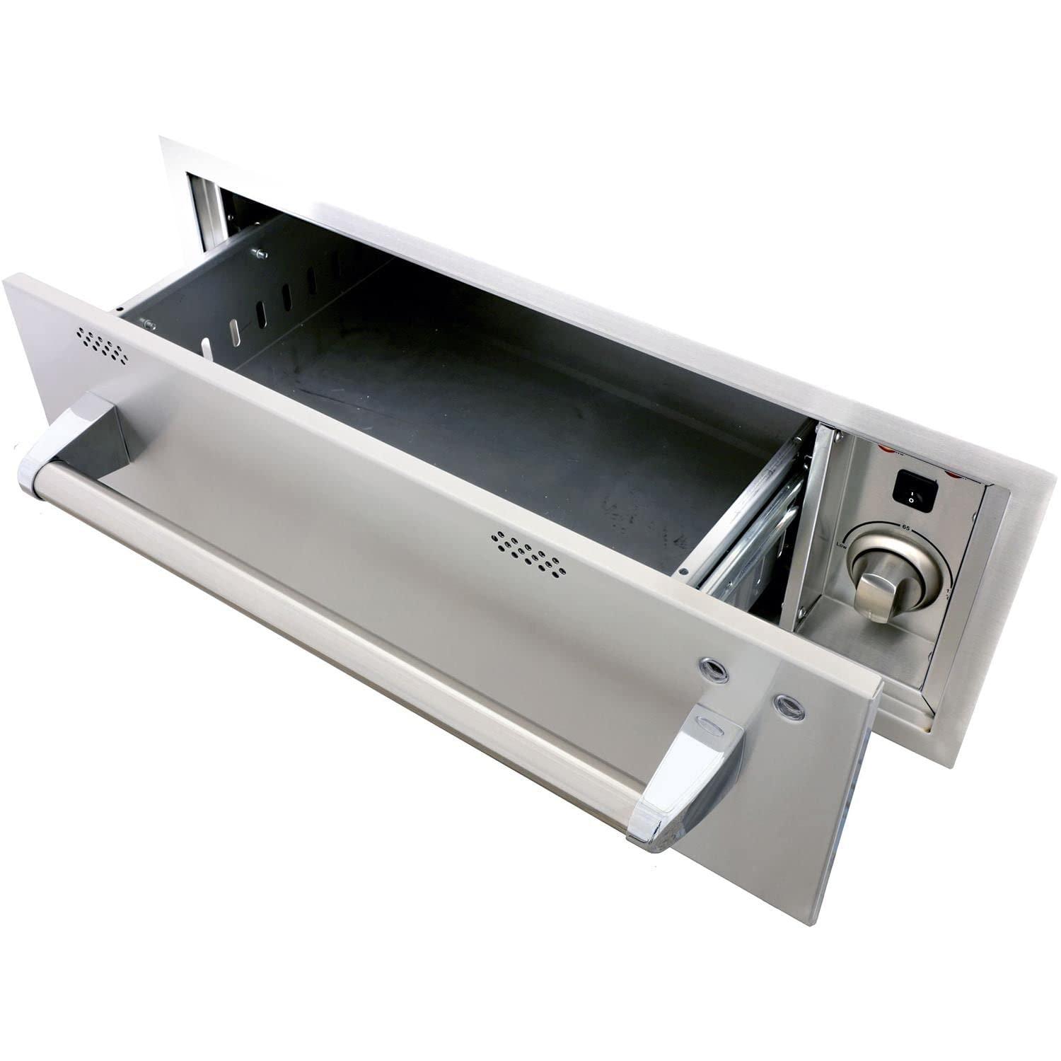 Lion 30-Inch Built-In 120V Electric Stainless Steel Warming Drawer