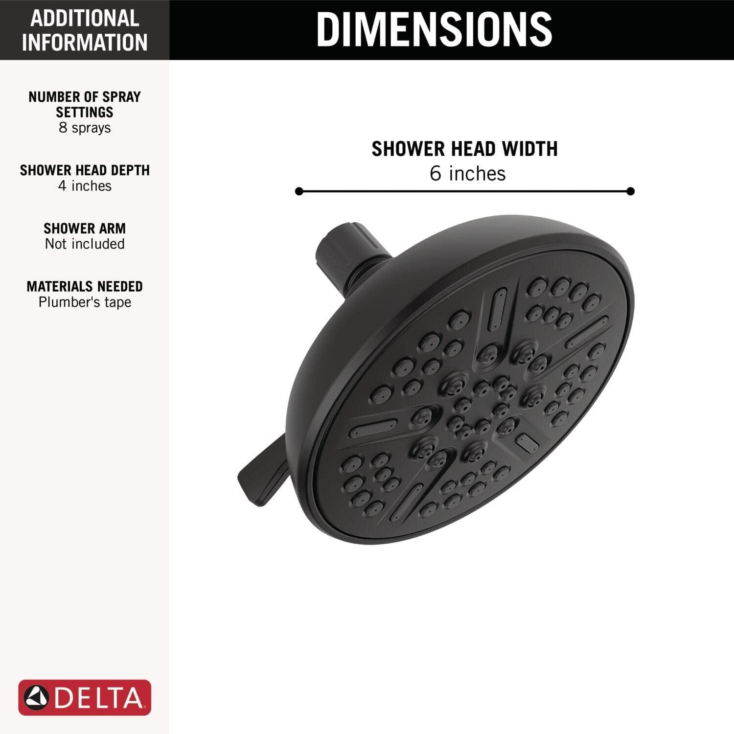 Standard Adjustable Shower Head