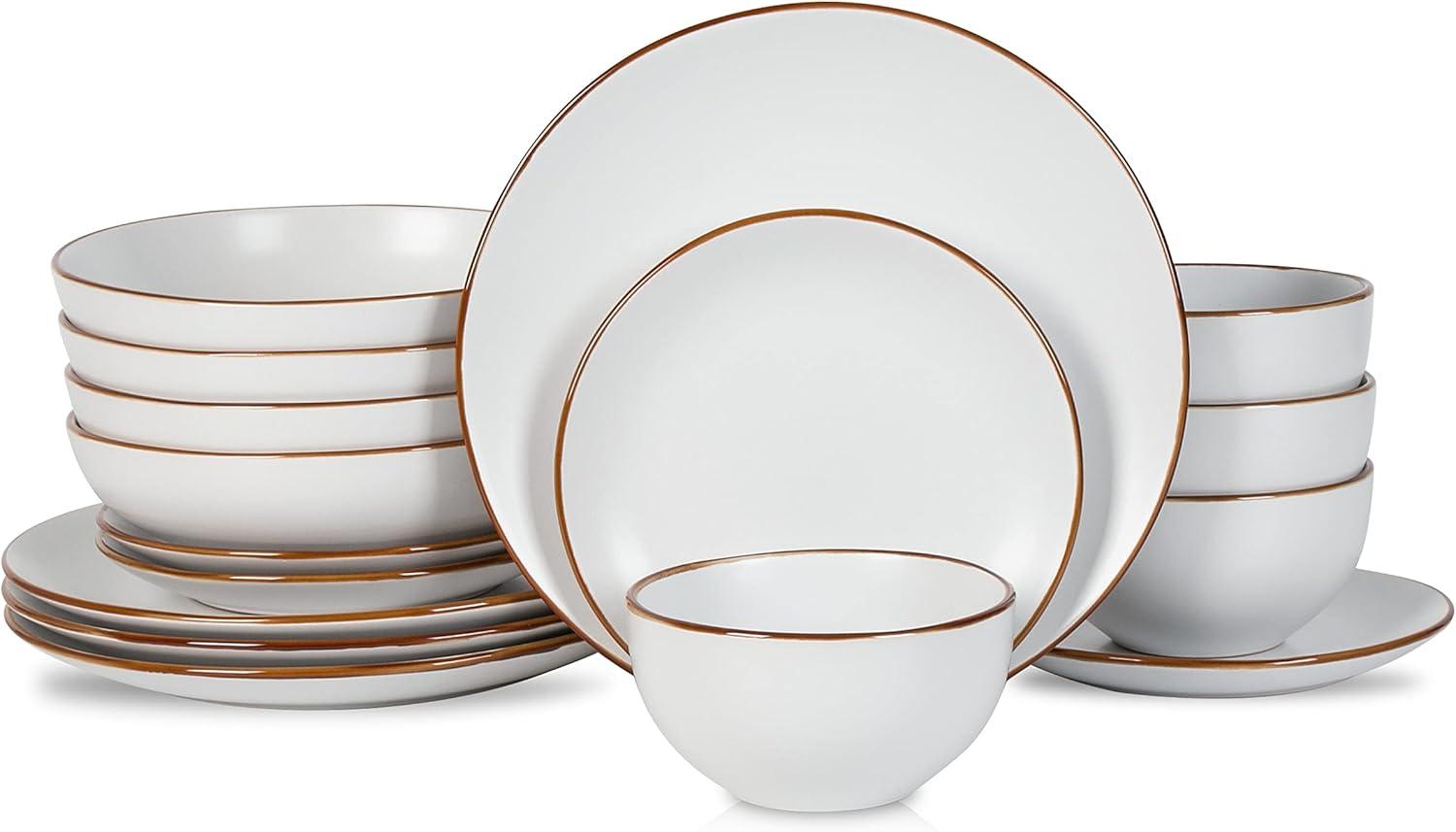 Brasa 16-Piece Dinnerware Set Stoneware