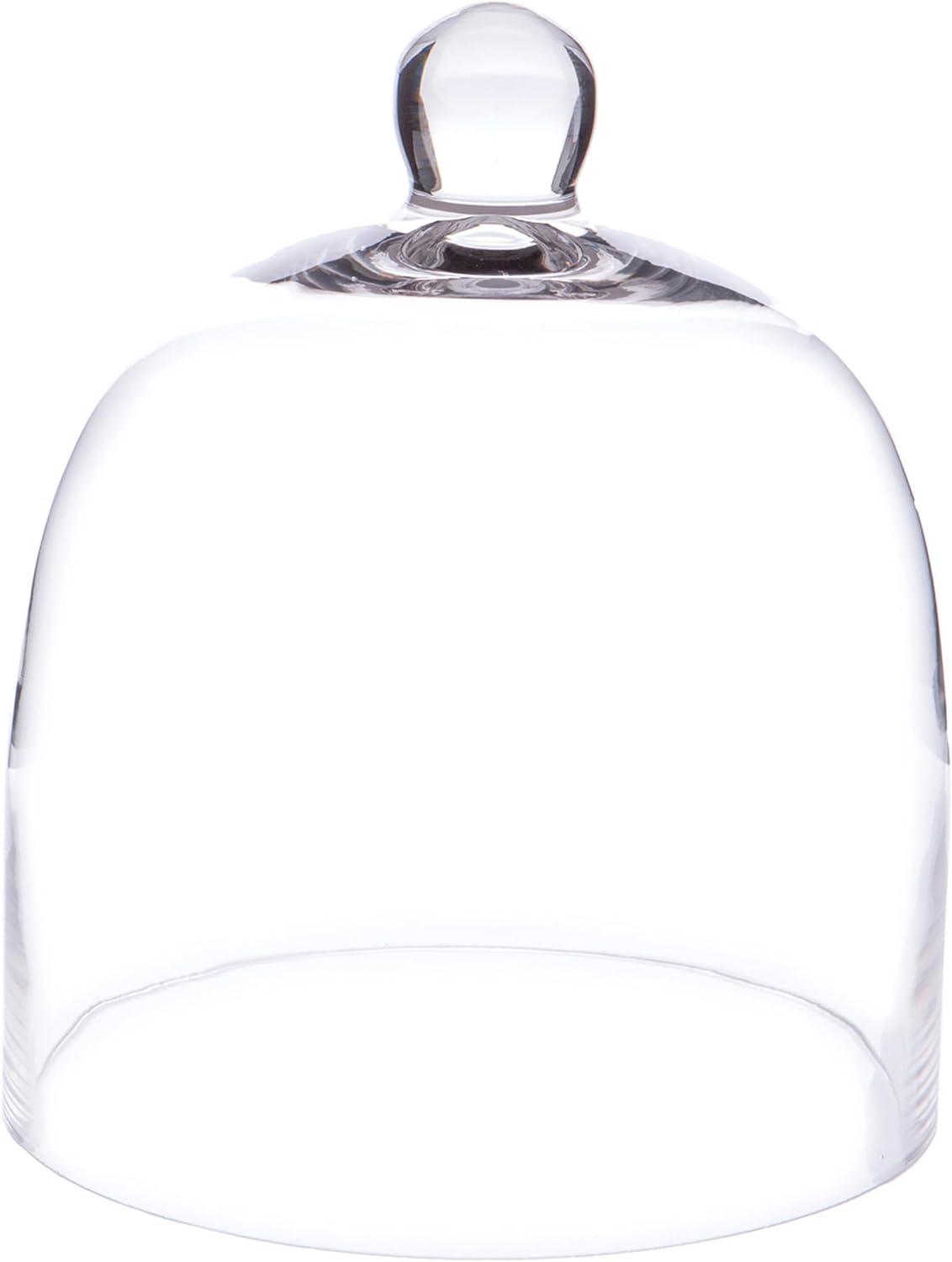Plymor 7.875 inch x 9.5 inch Bell Jar Glass Display Dome Cloche (Interior size 7.5" x 7.5")