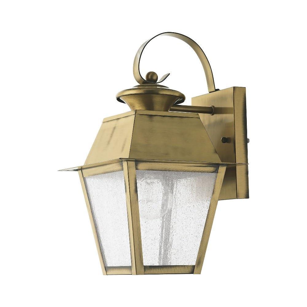 Livex Lighting Mansfield 1 - Light Wall Light in  Black