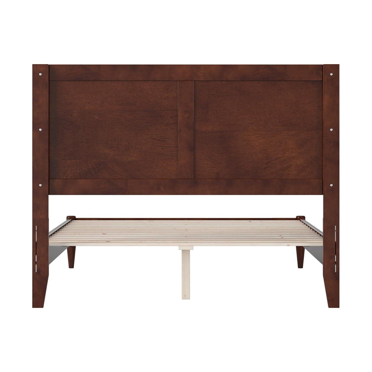 AFI Furnishings Berkshire Twin Solid Wood Low Profile Platform Bed in Walnut