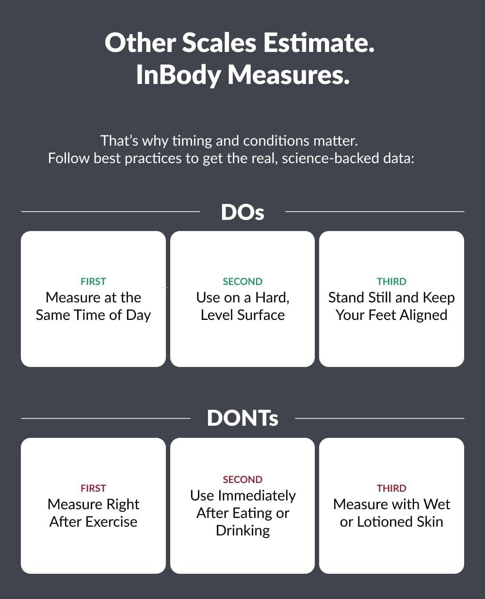 InBody H20N - Smart Full Body Composition Analyzer Scale, BMI, Body Fat, Muscle Mass, Bluetooth Connection - Midnight Black