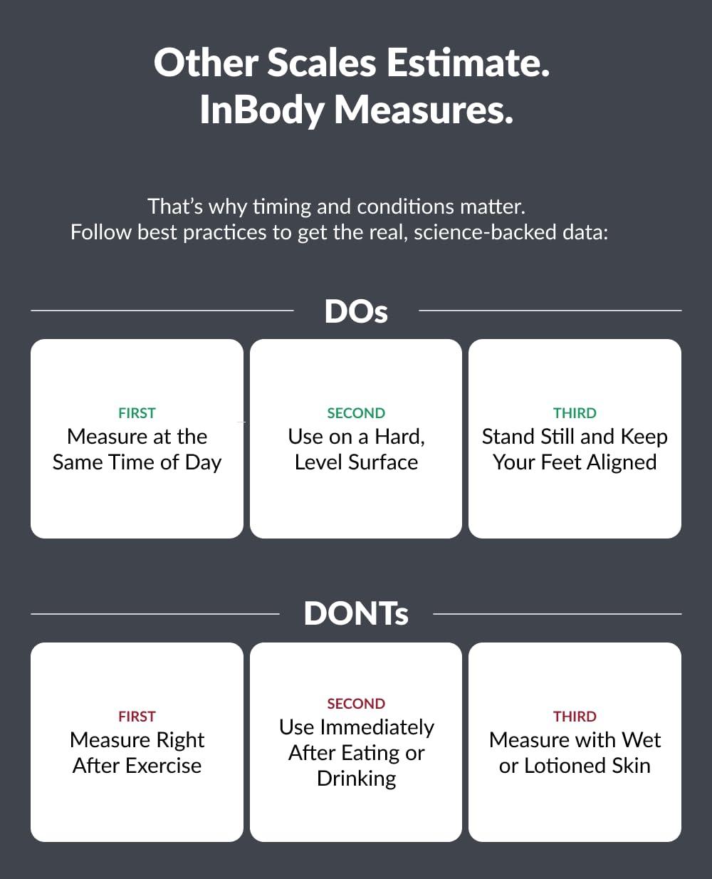 InBody H20N - Smart Full Body Composition Analyzer Scale, BMI, Body Fat, Muscle Mass, Bluetooth Connection - Midnight Black