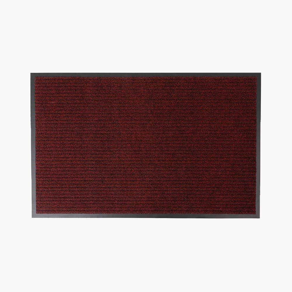 Notrax - 109S0034RB 109 Brush Step Entrance Mat, for Home or Office, 3' X 4' Red/Black 3' Width x 4' Length Red/Black Mat