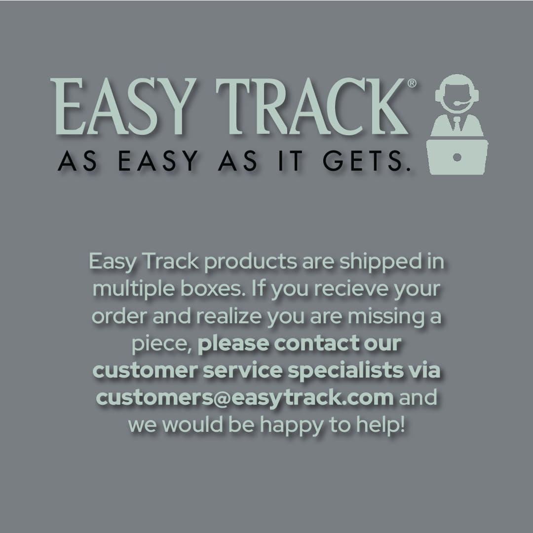 Easy Track 680099 25-1/8" Wide Double Hanging Rod Closet Organizer System - Truffle