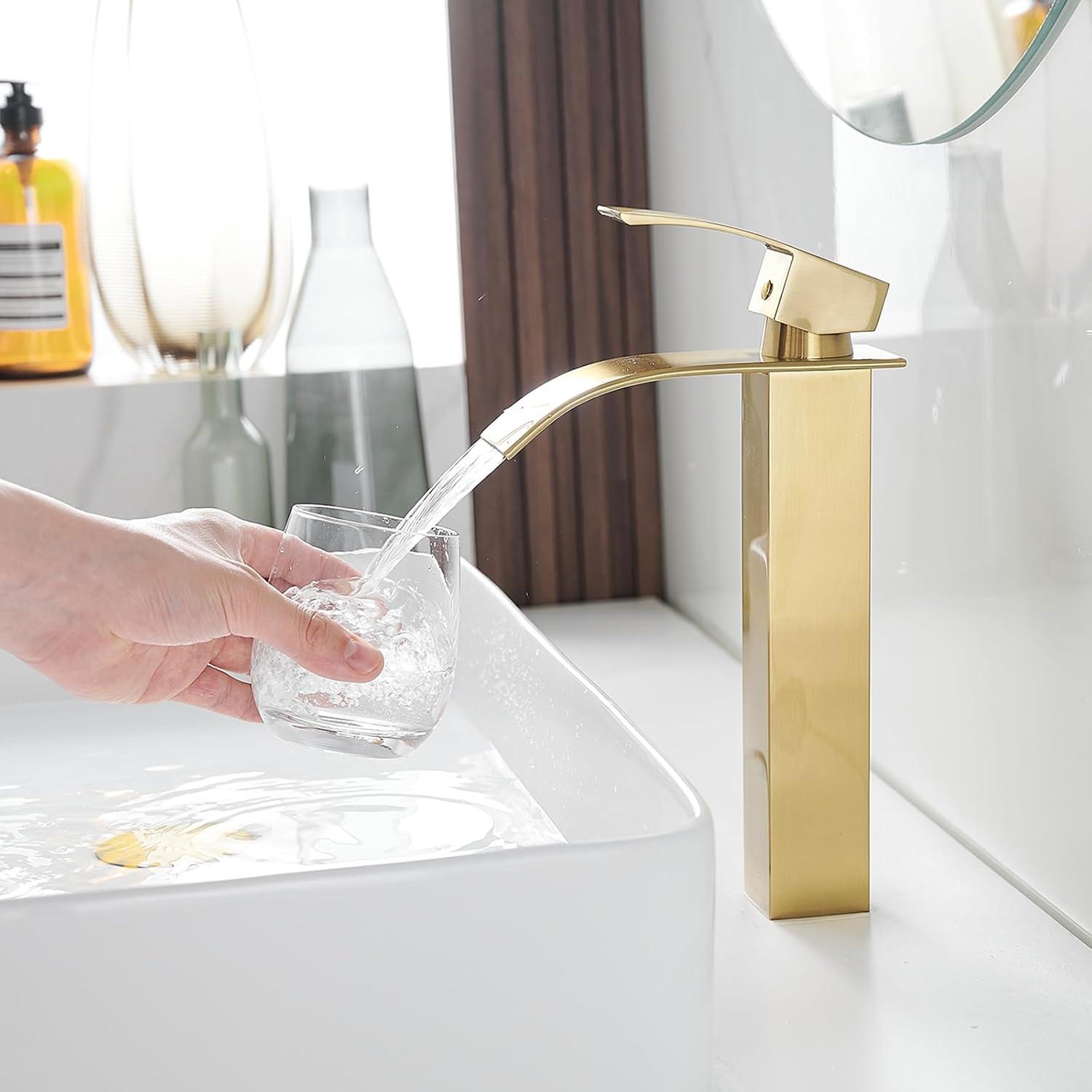 Vessel Sink Faucet Single-handle Bathroom Faucet with Drain Assembly