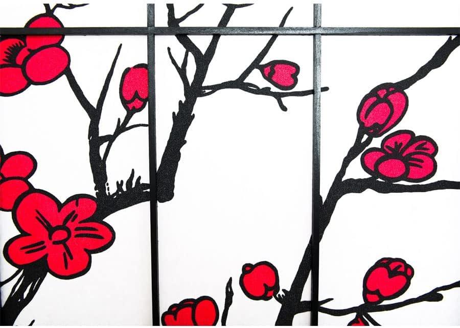 Legacy Decor Room Divider Privacy Screen Panel Blossom Shoji Design