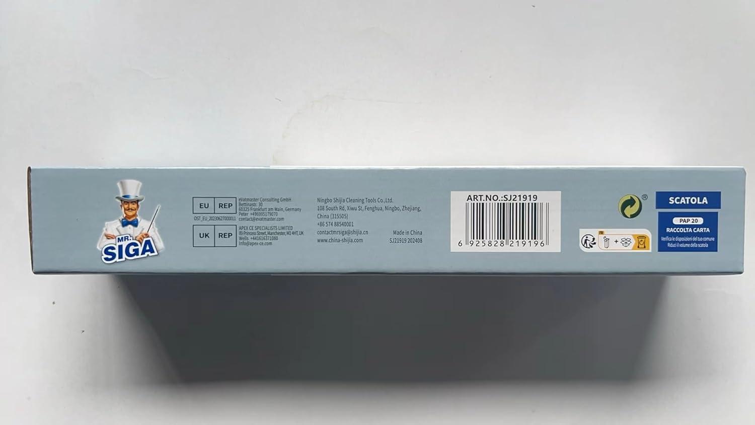 MR.Siga Household Crevice Cleaning Brush with Handle, Gap Cleaning Brushes,Nylon Brush,2 Pack