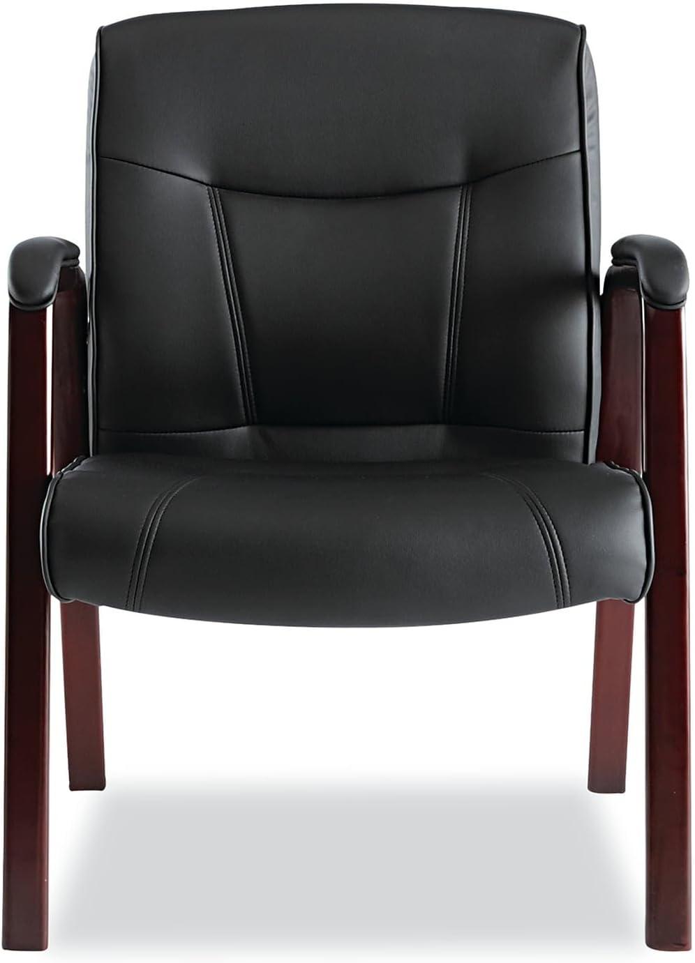 Alera® Waiting Room Chair with Wood Frame