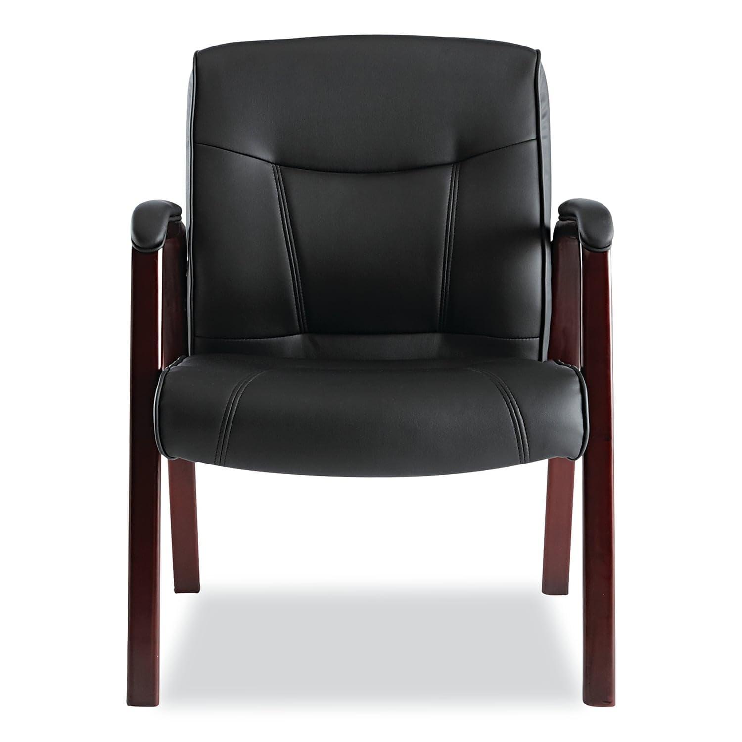 Alera® Waiting Room Chair with Wood Frame