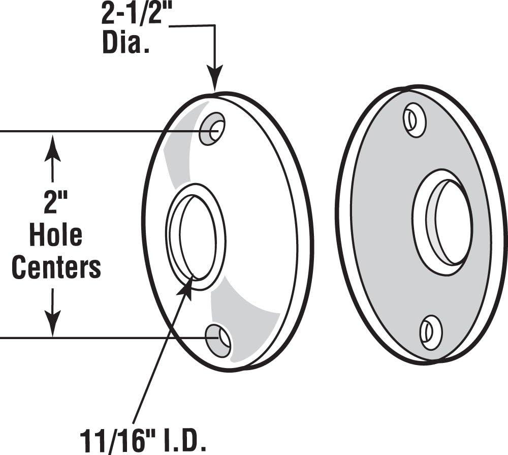 2-1/2 In. Door Knob Rosette