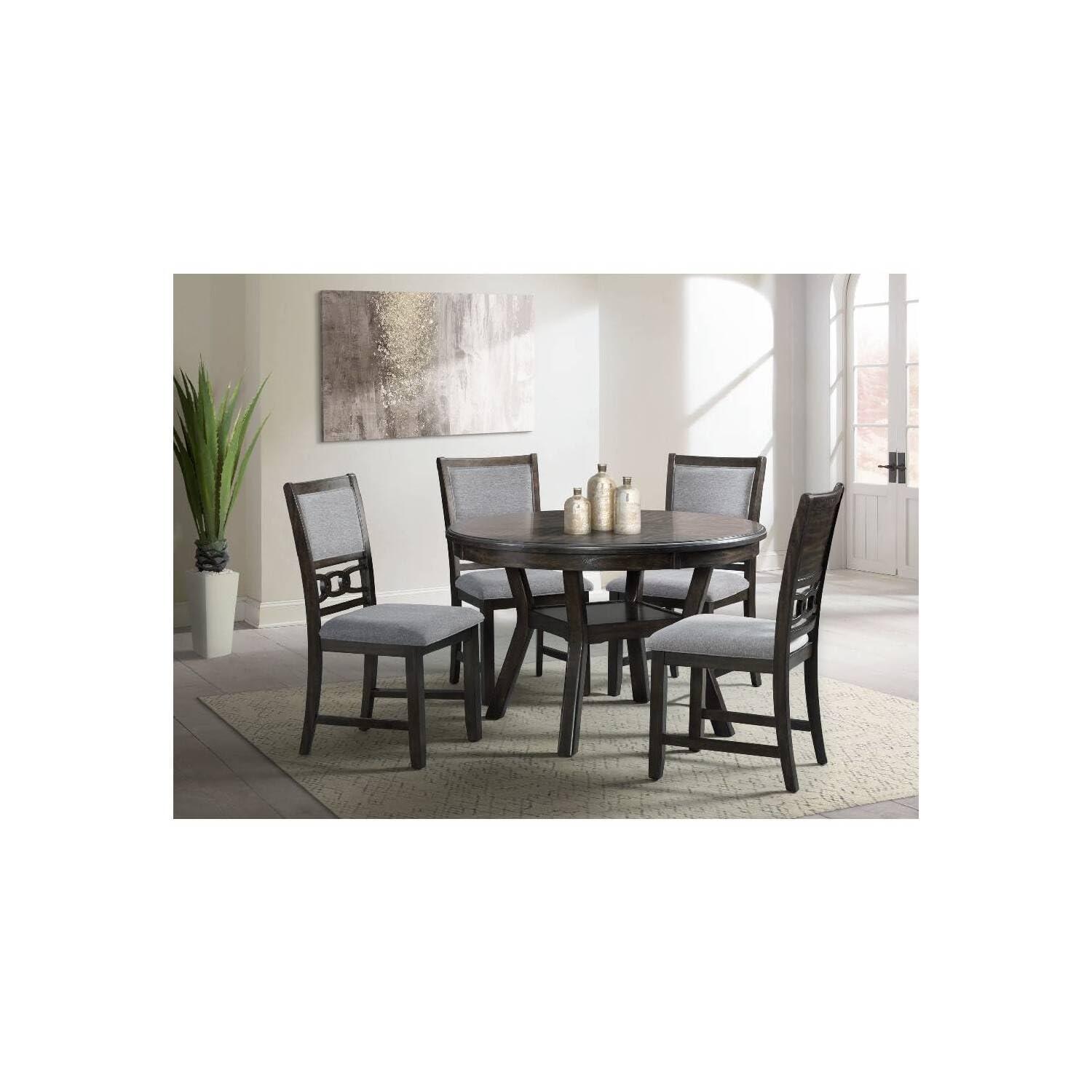 Taylor Standard Height Dining Table Walnut - Picket House Furnishings: Modern Style, 4-Seater, MDF & Acacia Frame