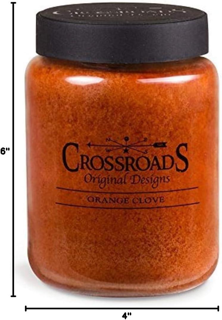 Crossroads Orange Clove Scented 2-Wick Candle, 26 Ounce