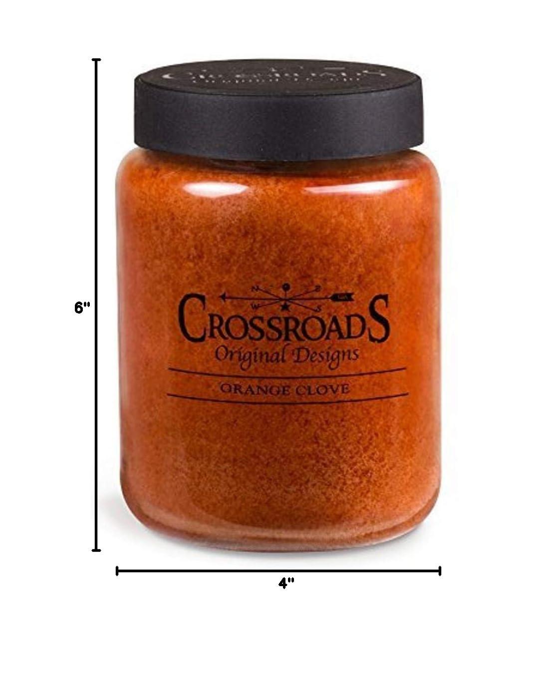 Crossroads Orange Clove Scented 2-Wick Candle, 26 Ounce