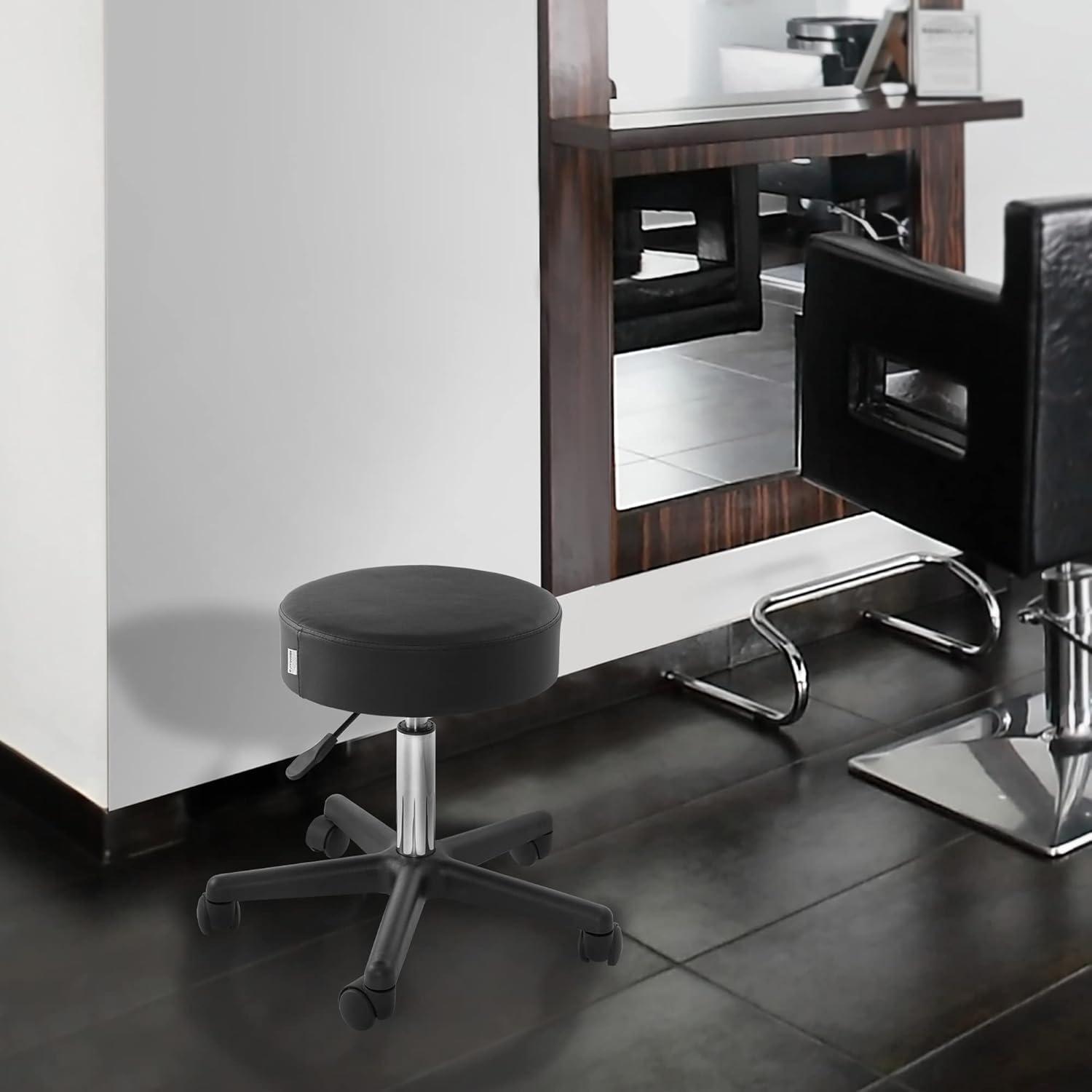 Height Adjustable Rolling Stool