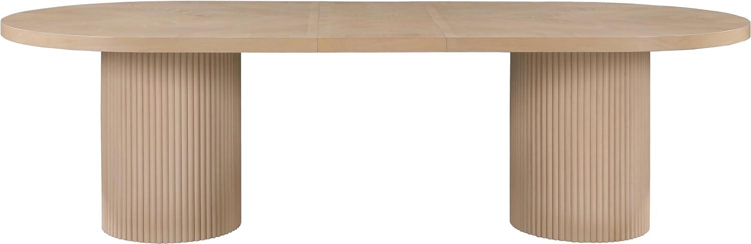 Ivona Natural Oak Extendable Oval Dining Table