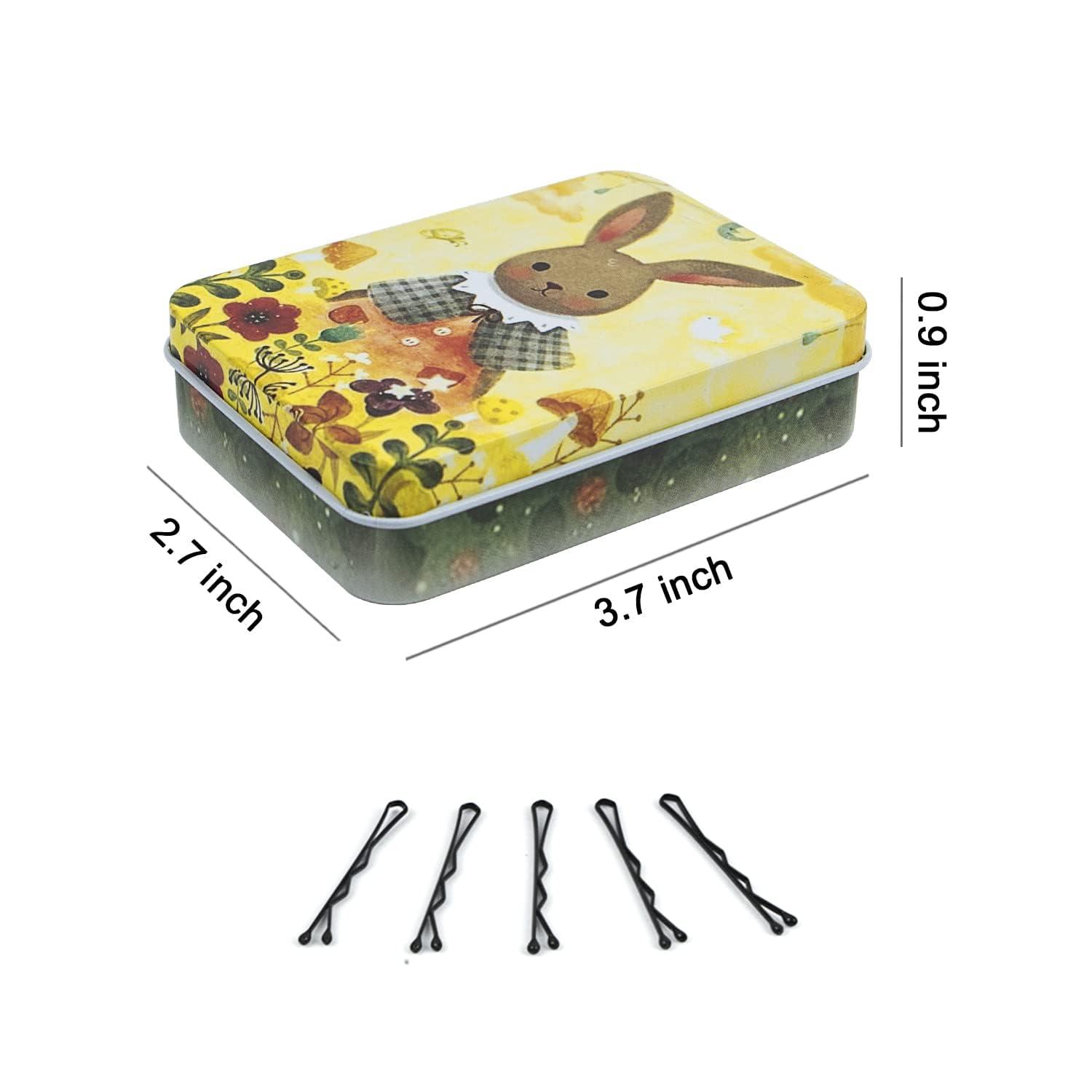 Mini Bobby Pins Black .. with Cute Case, 200 .. CT 1.38 Inch Small .. Hair Bobby Pins for .. Buns, Premium Hair Pins .. for Kids, Girls and .. Women, Great for All .. Hair Types