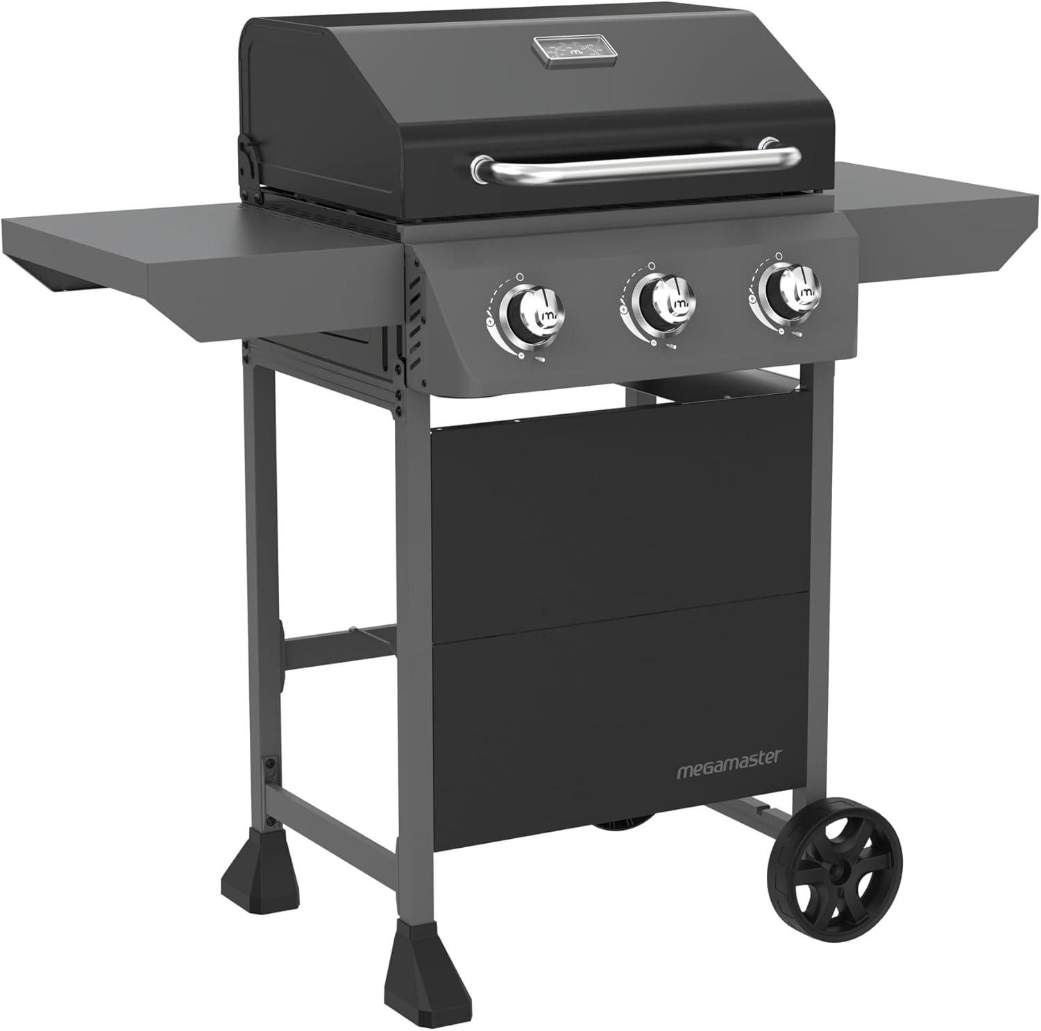 Megamaster 3 - Burner Freestanding Liquid Propane Gas Grill