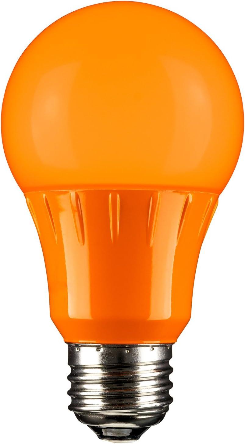 Orange Frosted LED Decorative Screw-in Light Bulb