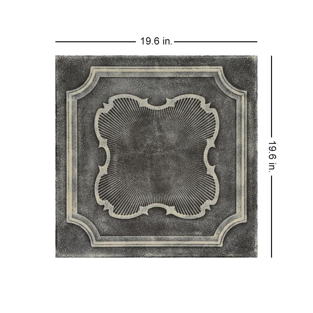 Coronado 1.6 ft. x 1.6 ft. Polystyrene Glue-up Ceiling Tile (Set of 48)