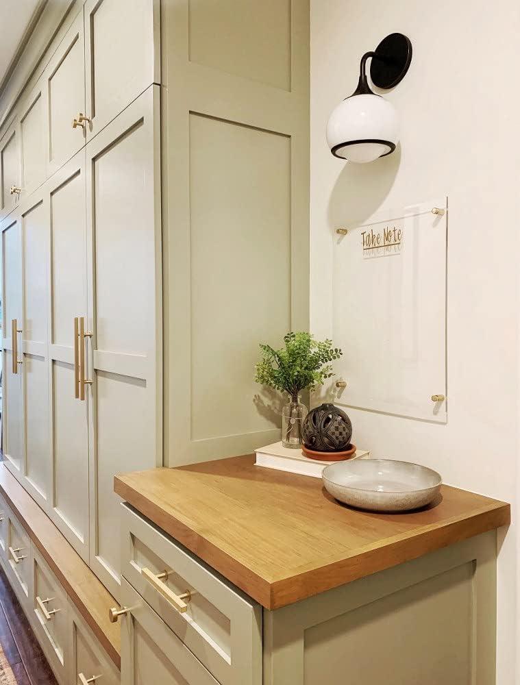 Kegan Single Light Glass Dimmable Armed Sconce