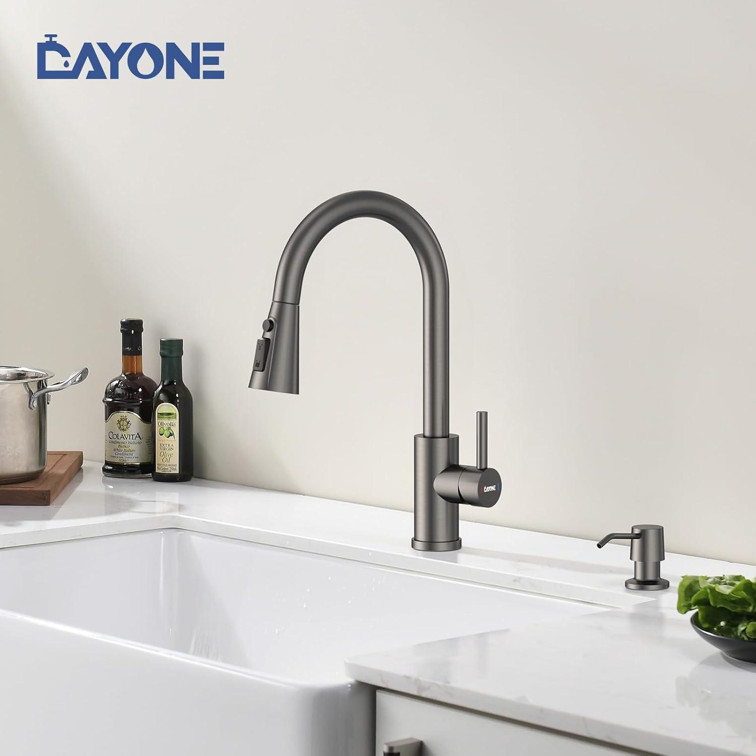 Babevy Pull Down Kitchen Faucet