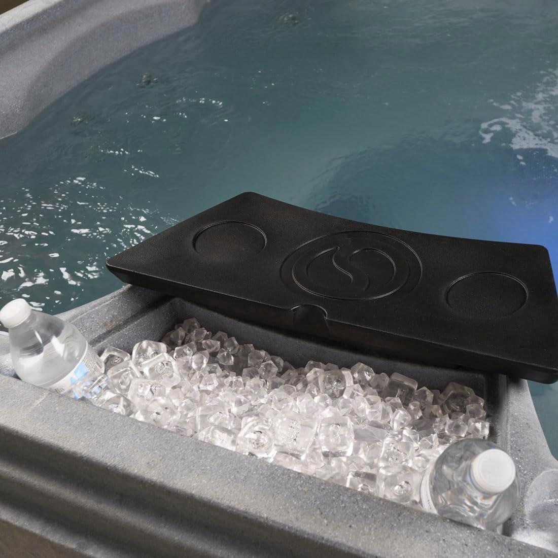 Aqualife® by Strong Spas® Ariana™ 6-Person 30-Jet Lounger Hot Tub Spa with Built-In Ice Bucket, 5 BHP 2-Speed Pump, LED Lighting, 4kW Stainless Steel Heater and Ozonator, Insulated Cover Included & Reviews | Wayfair