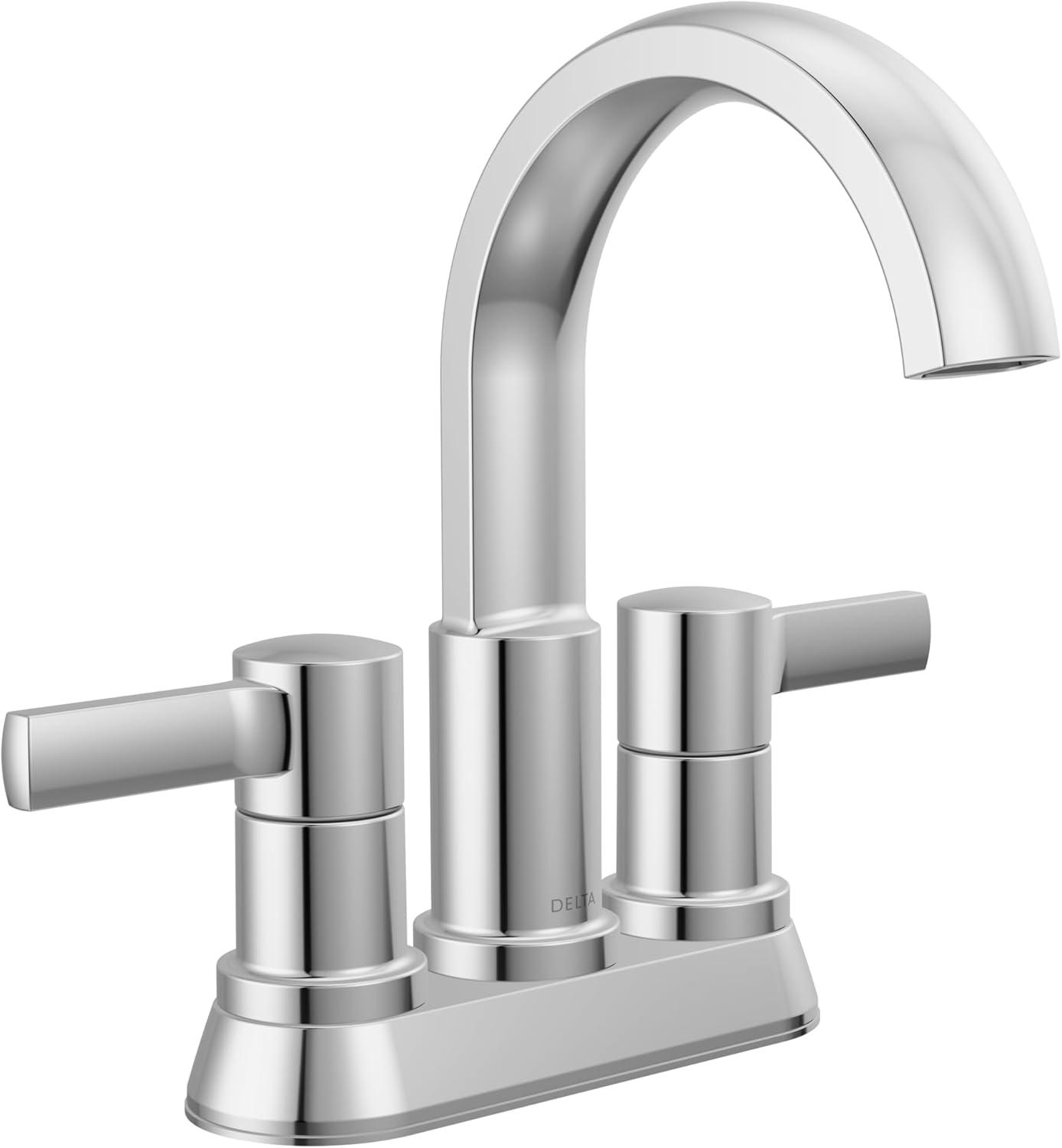 Two Handle Centerset Bathroom Faucet