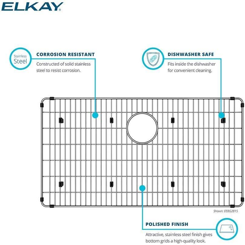 Elkay Stainless Steel 10-7/16" x 14-9/16" x 1-5/16" Bottom Grid