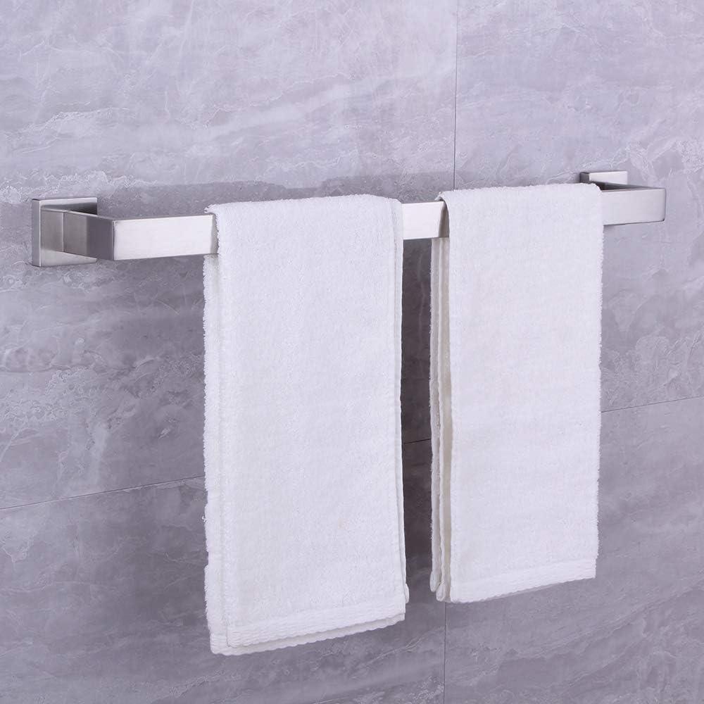 24'' Wall Mounted Towel Bar Towel Rack in Stainless Steel