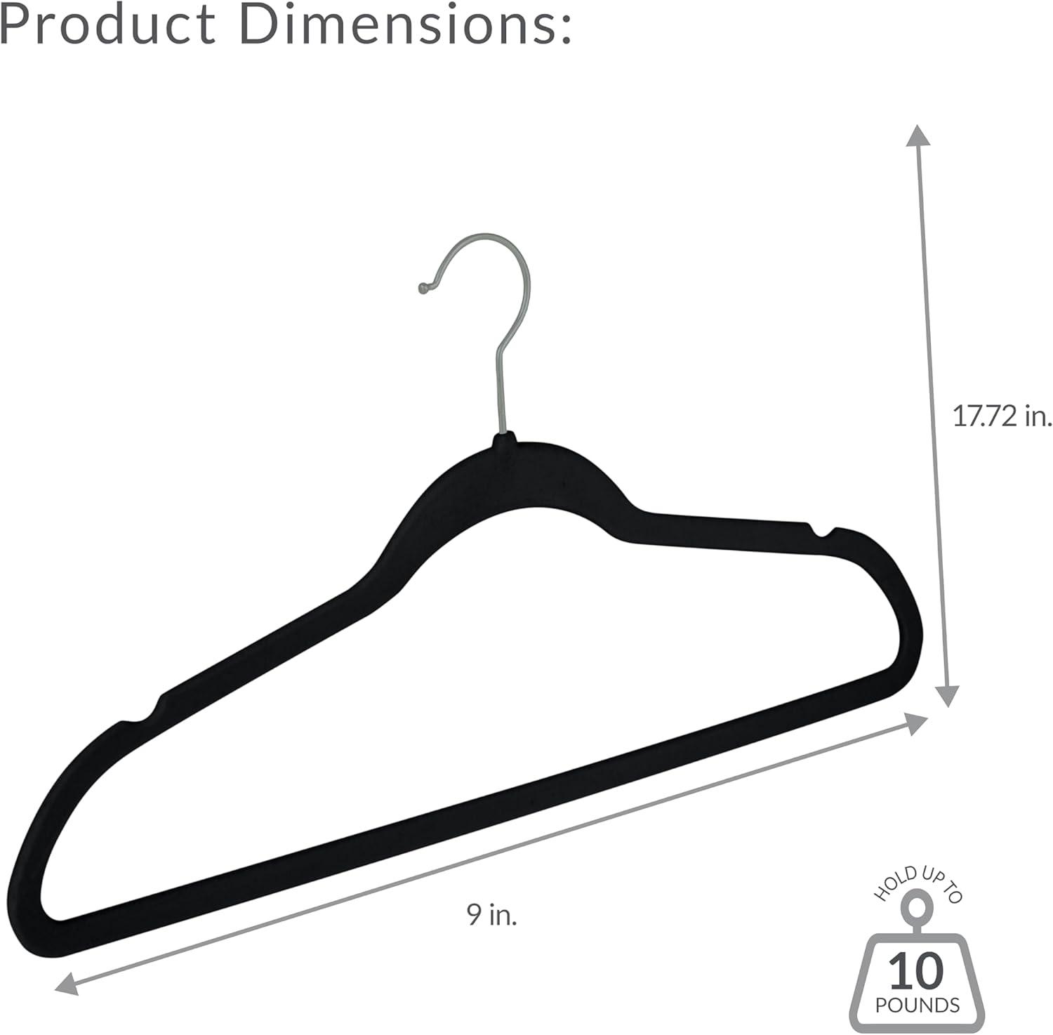 Simplify Cambria Standard Hanger for Dress/Shirt/Sweater (Set of 10)