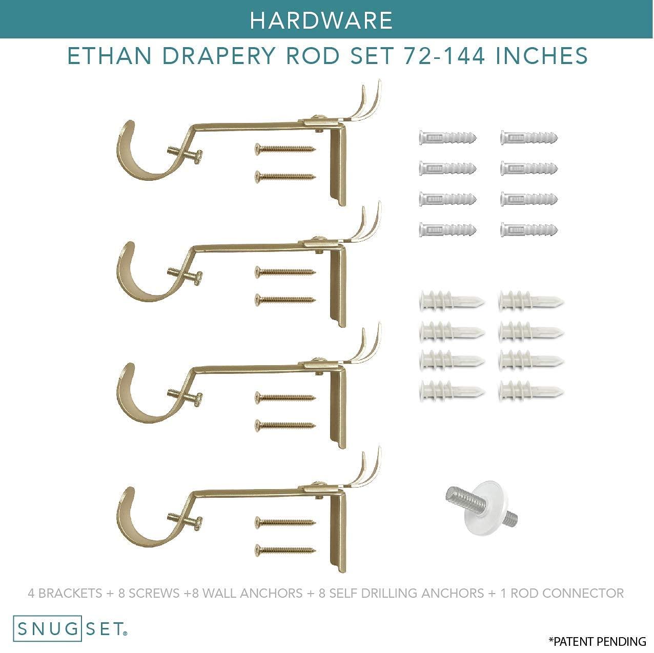 Steel Adjustable Single Curtain Rod