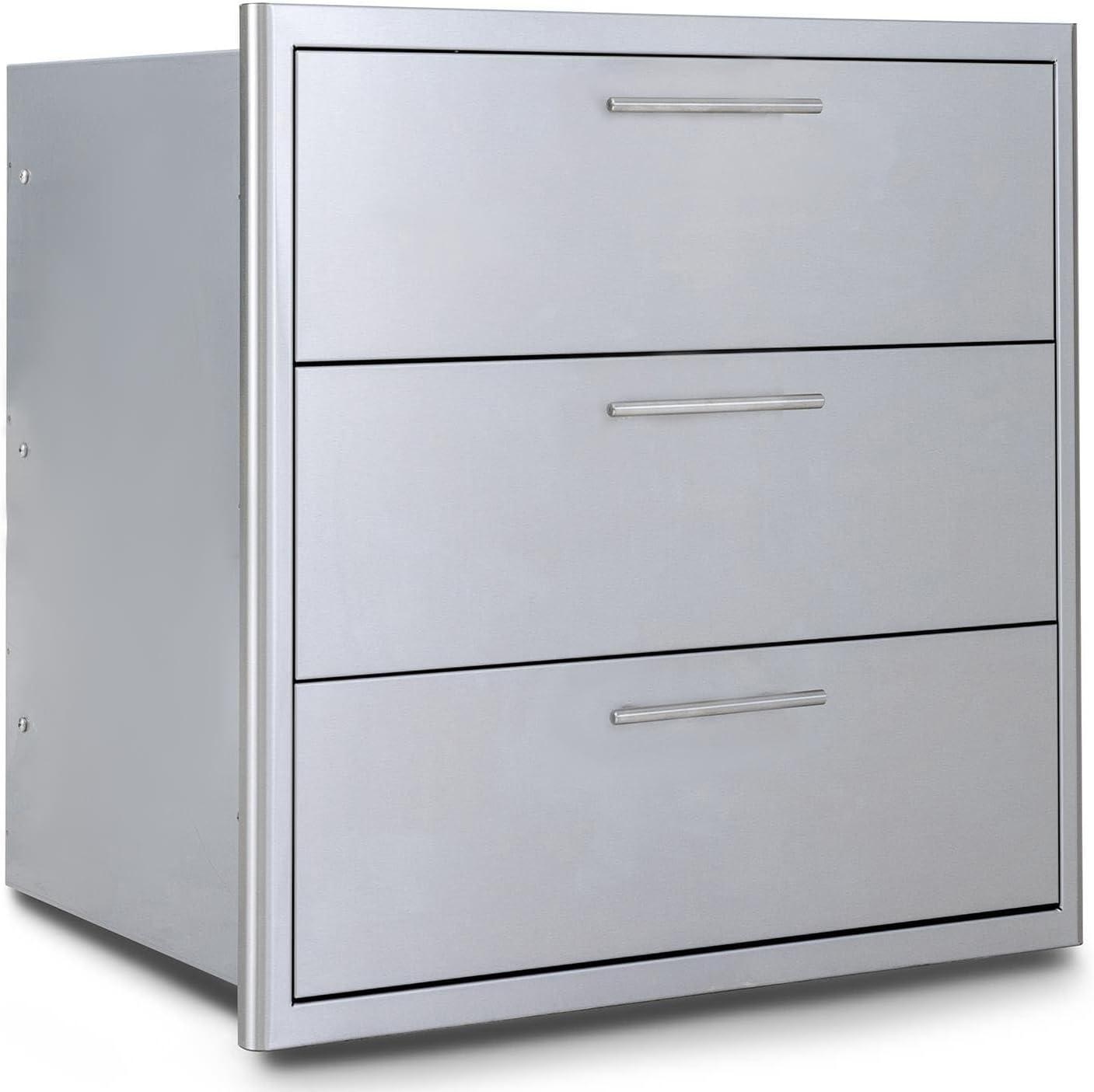 Blaze 30-Inch Stainless Steel Triple Drawer Unit