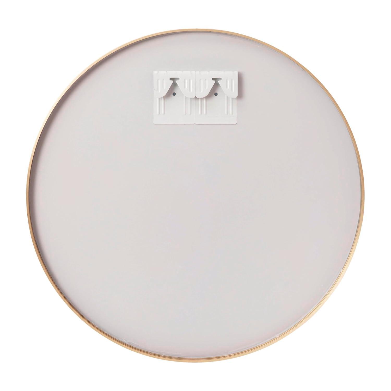 Flash Furniture Modern Round Wall Mounted Mirror, Gold