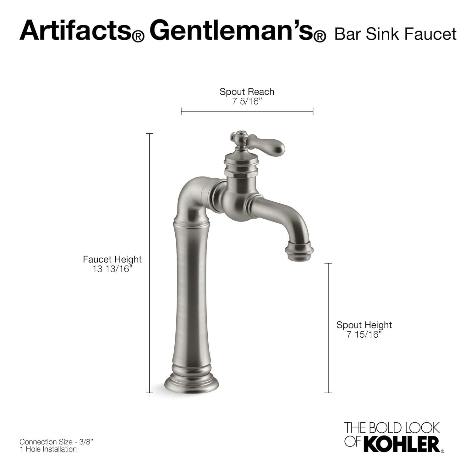 Artifacts® Gentleman's Bar Faucet with Accessories