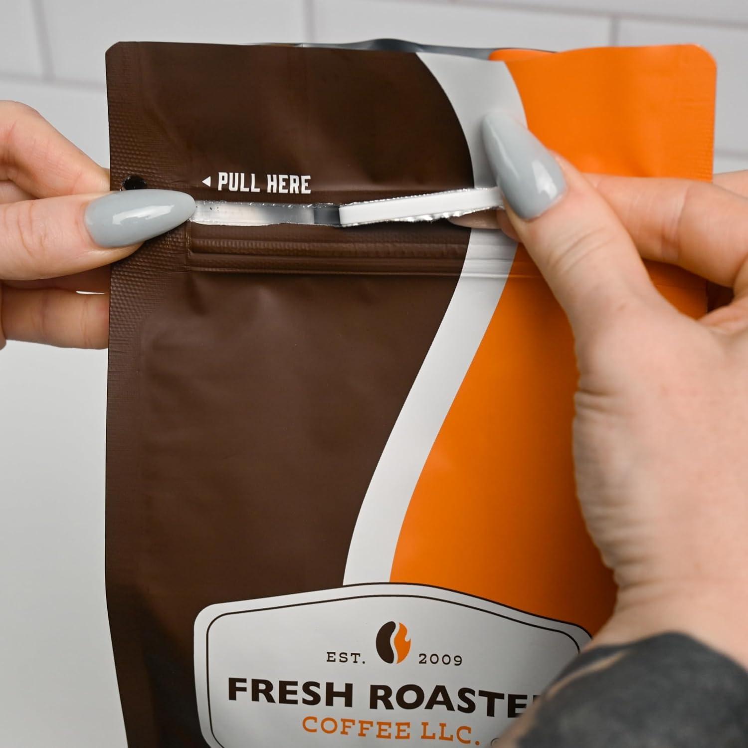 Fresh Roasted Coffee, French Roast Artisan Blend, Dark Roast Ground Coffee - 2lb