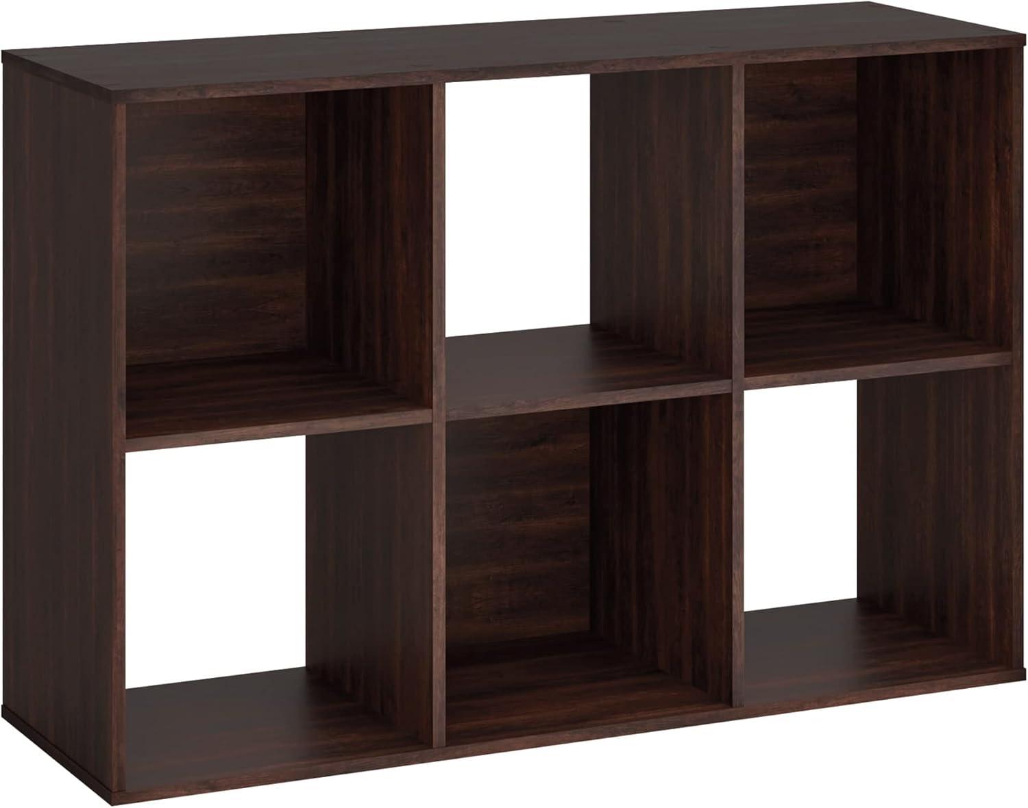 Solutions by Sauder 6-Cube Organizer Storage Cubby Unit in White, White Finish
