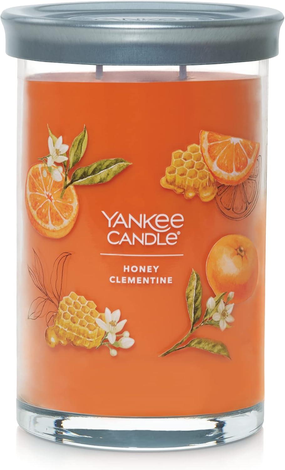 Yankee Candle Signature Large 2-Wick Candle, Honey Clementine, 20 oz