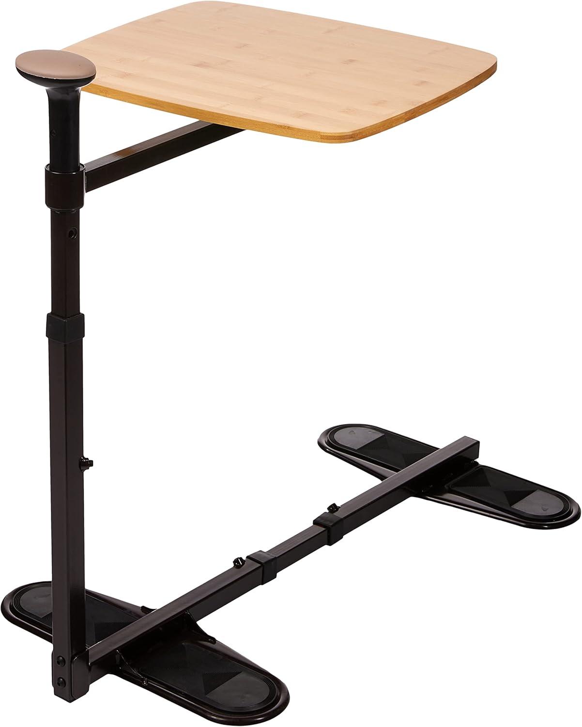 Stander Omni Tray, Adjustable Swivel TV Table with Stand Assist Handle