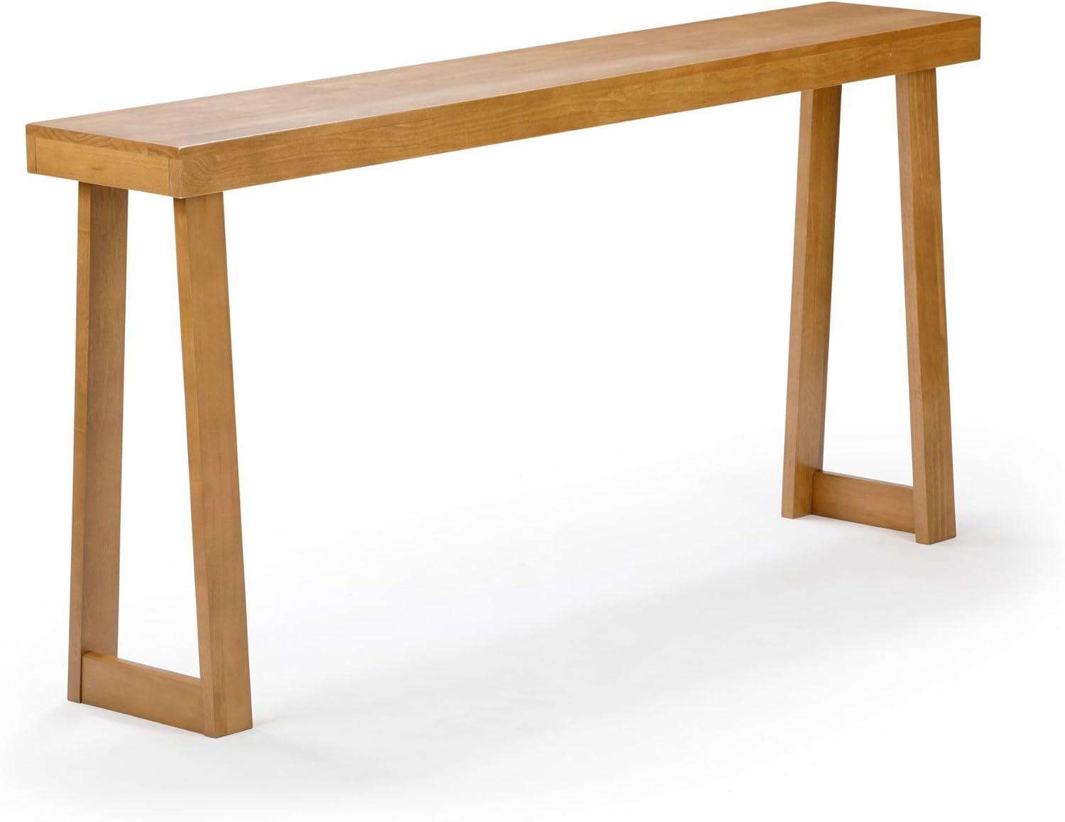 Plank+Beam 66" Classic Console Table, Solid Wood Entryway Table, Foyer Tables, Narrow Console Tables