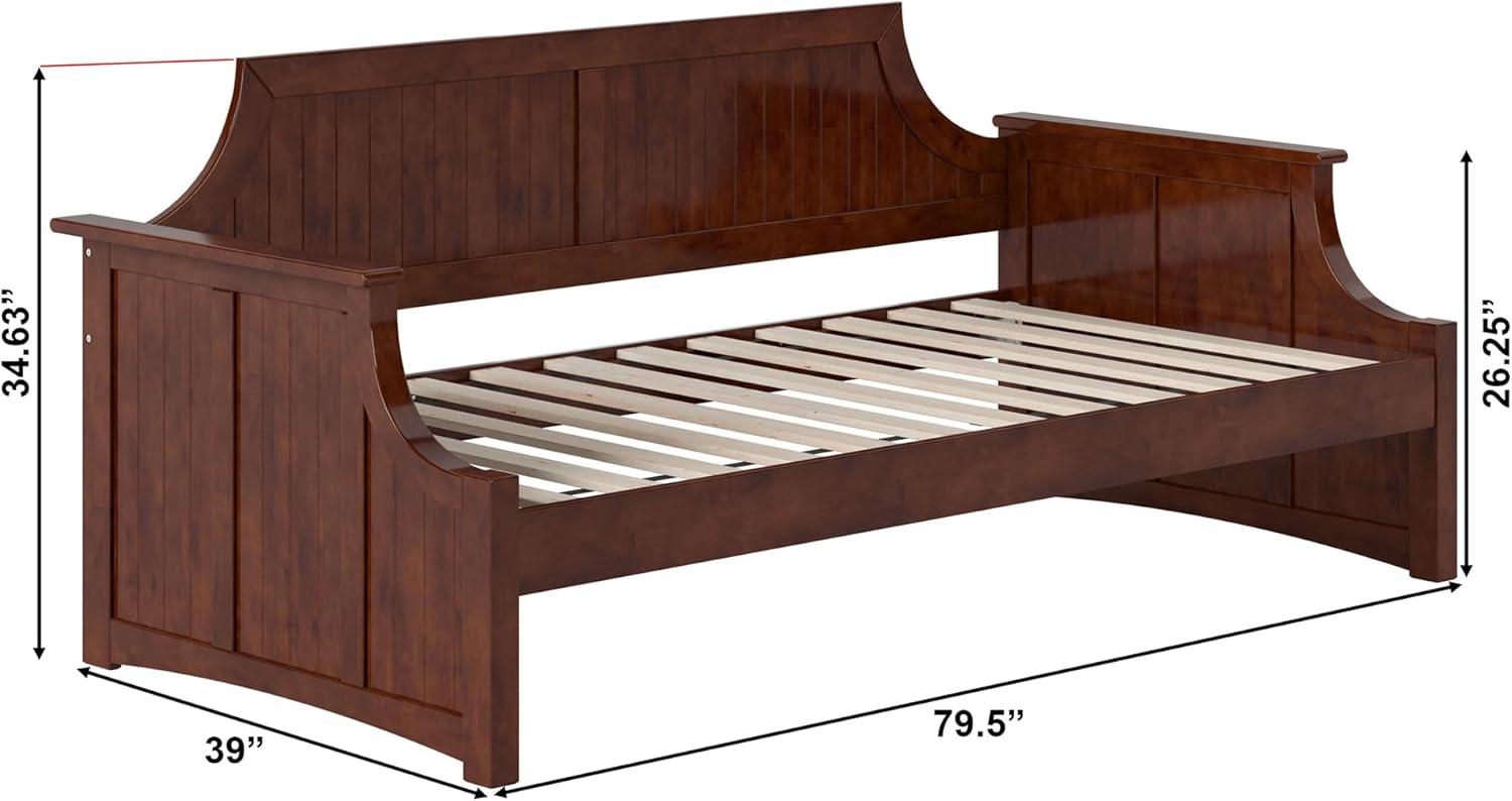 AFI Cambridge Twin Wood Daybed in Walnut