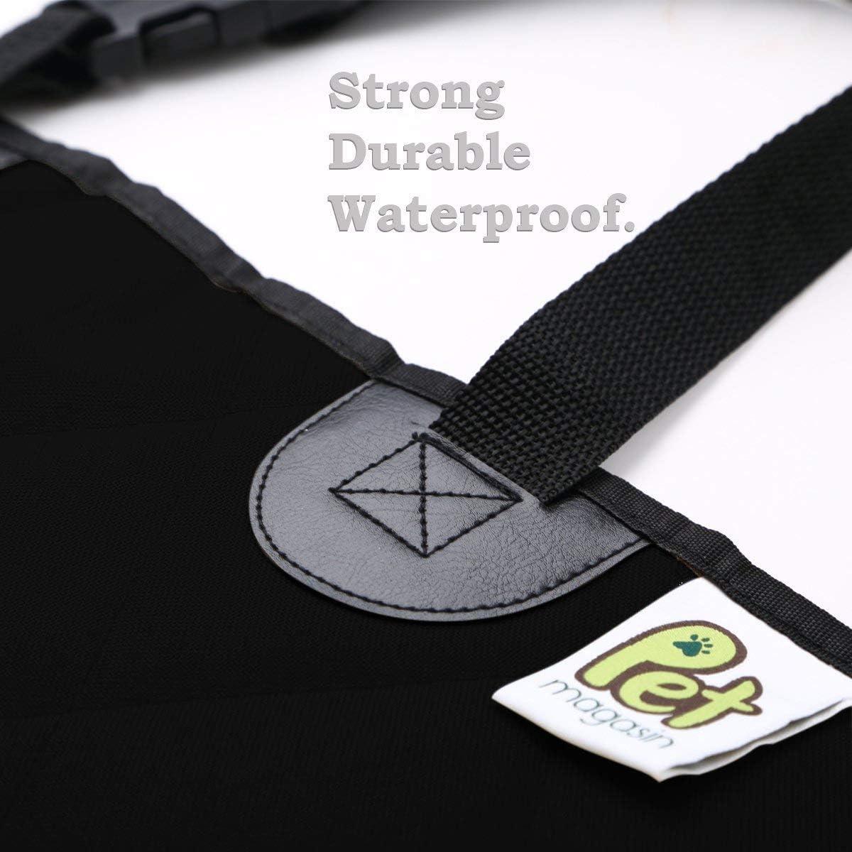 Durable Black Waterproof Hammock Pet Car Seat Cover