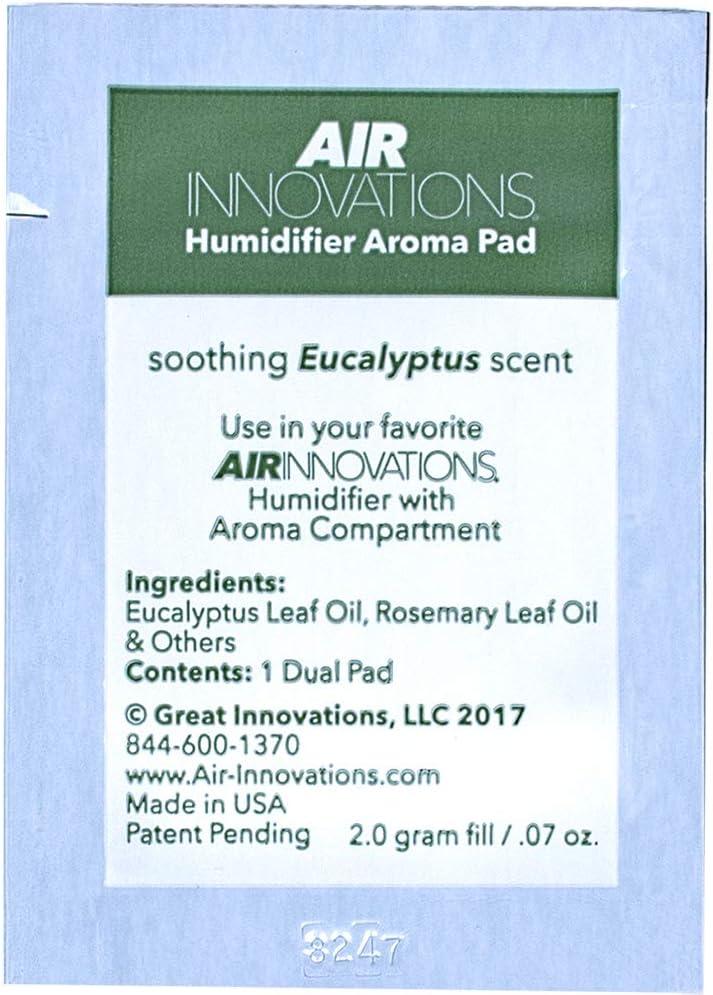 Air Innovations 12 Pack Essential Oil Humidifier Aromatherapy Refill, Eucalyptus