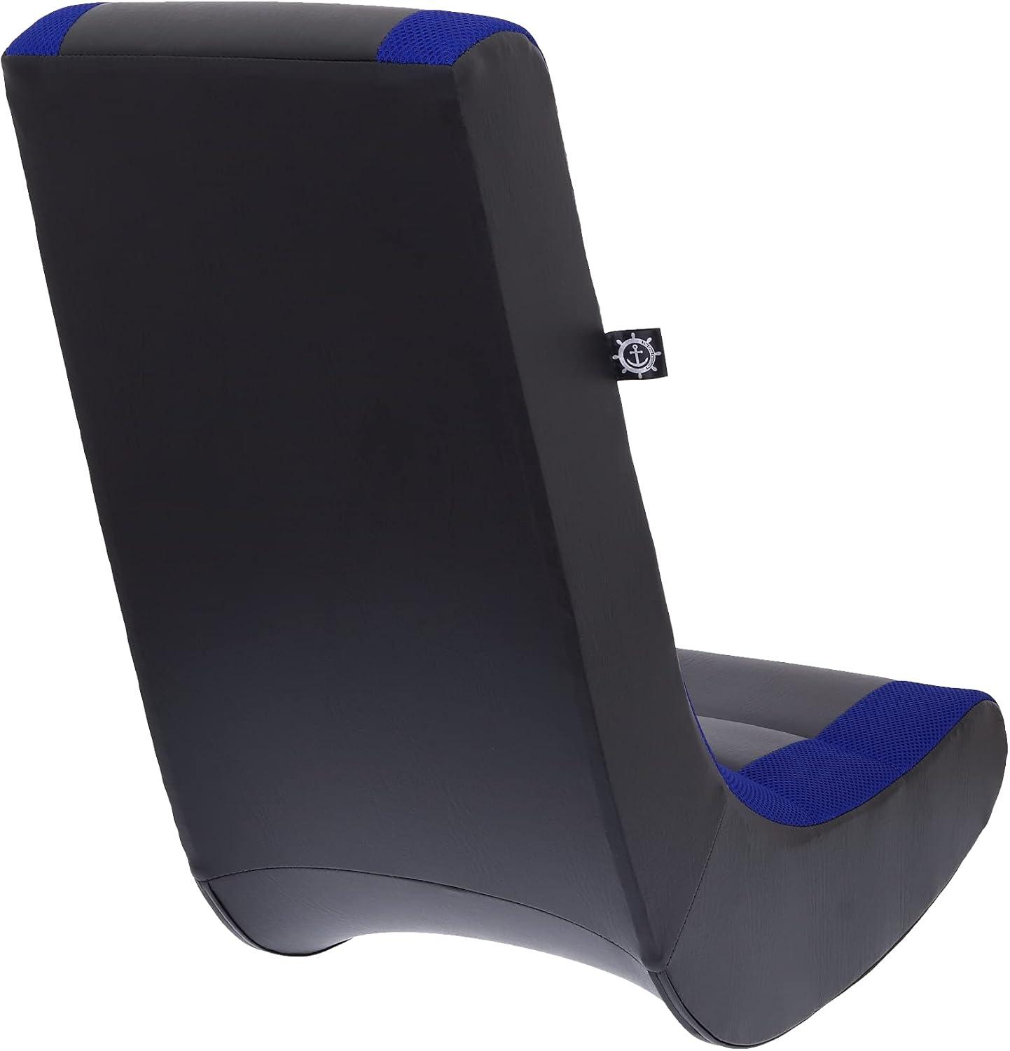 Video Rocker Gaming Chair Black/Blue - The Crew Furniture