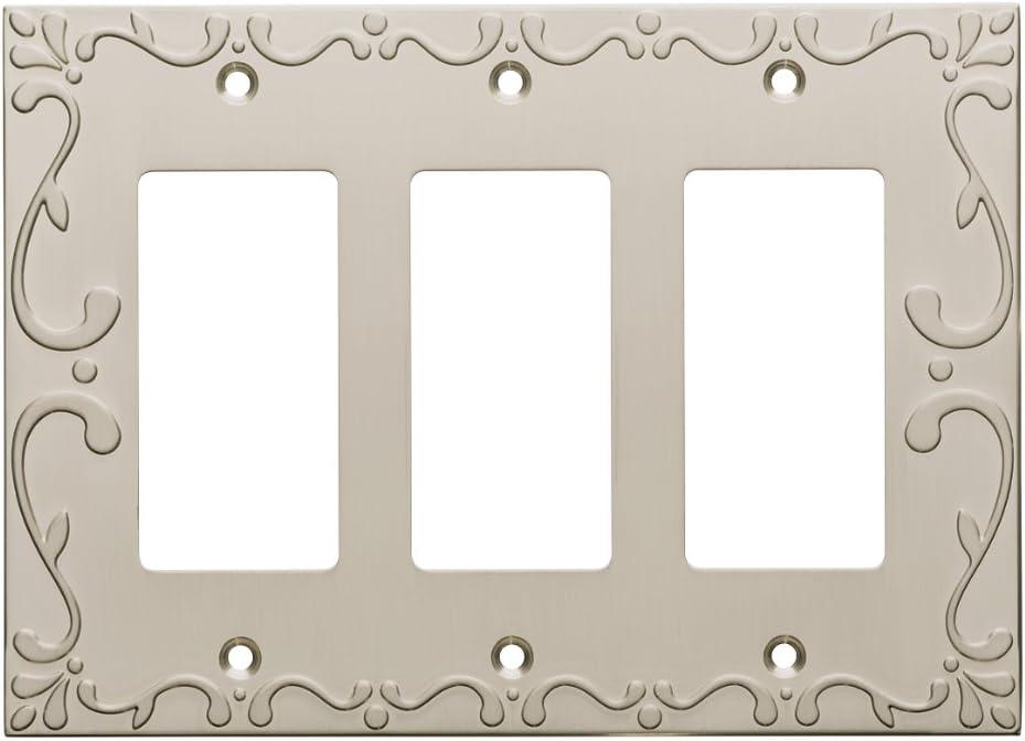 Franklin Brass Classic Lace Triple Rocker Wall Plate