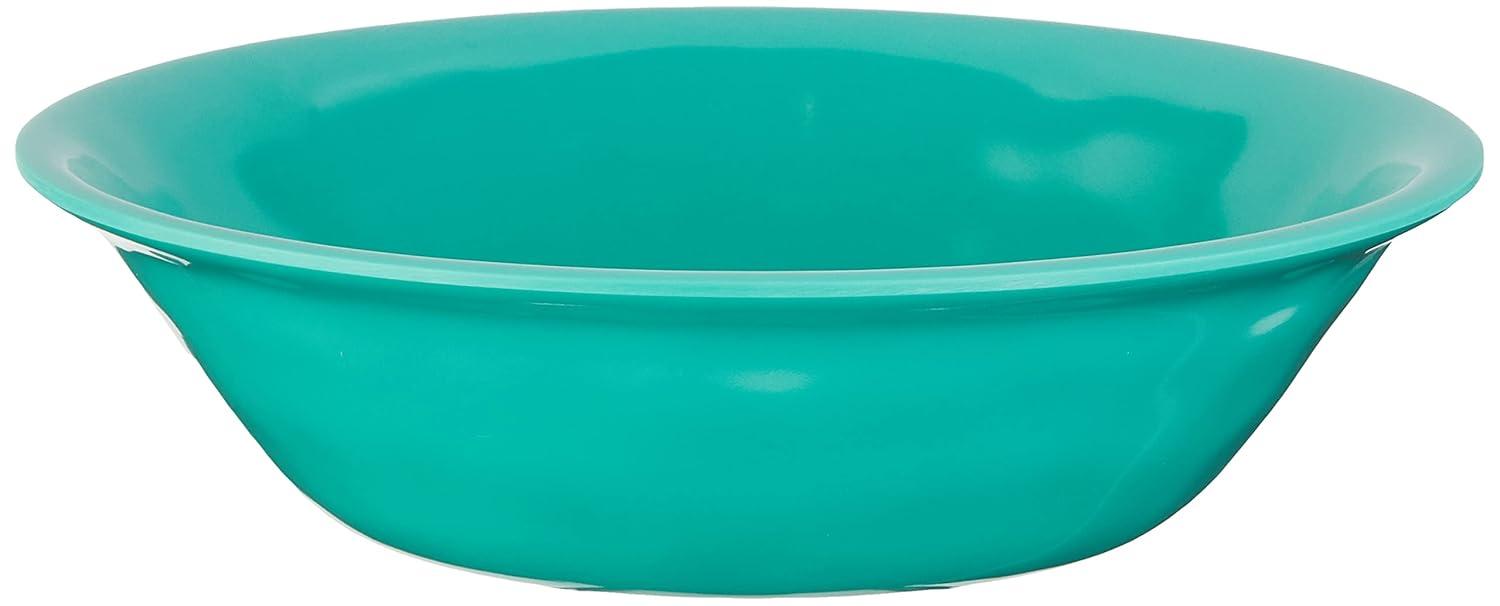 Teal Melamine 12-Piece Dinnerware Set, Service for 4