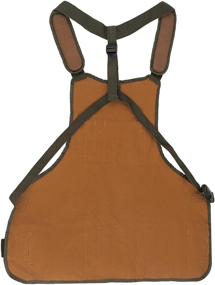 Bucket Boss mens Tool,adjustable,work Tool Bag, Brown, 16 pockets US