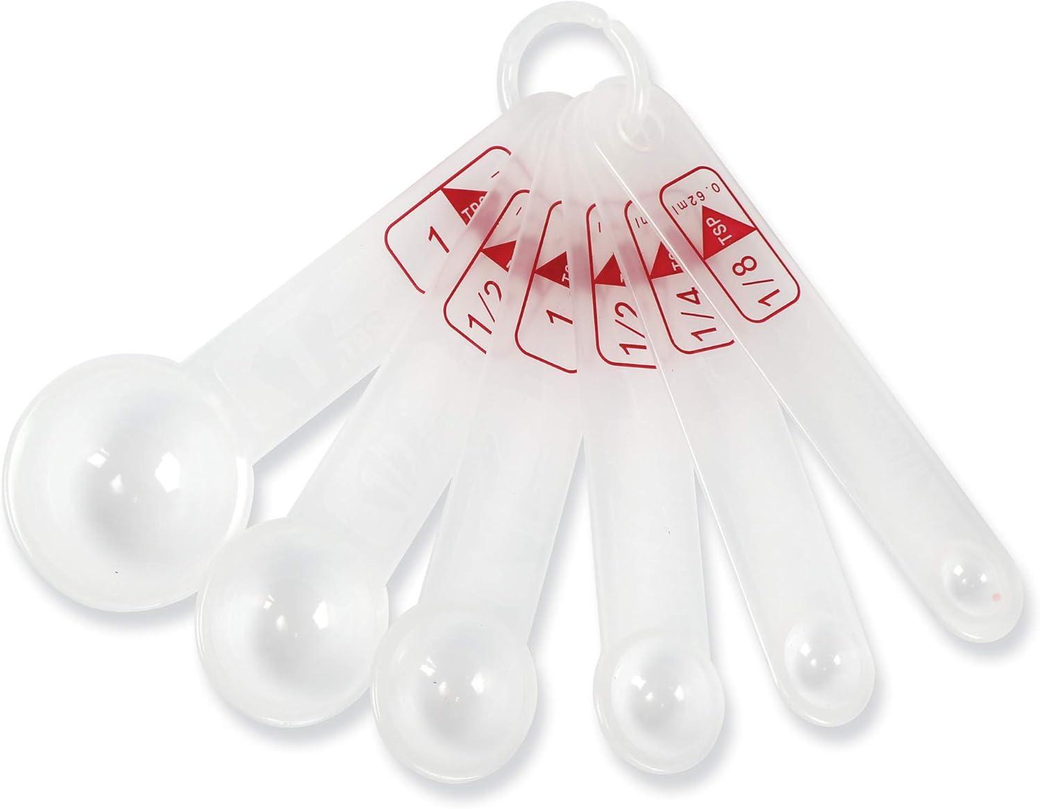 Learning Resources Set of 6 Measuring Spoons: Plastic Teaching Aid for Kindergarten, No Choking Hazard, Ages 5+